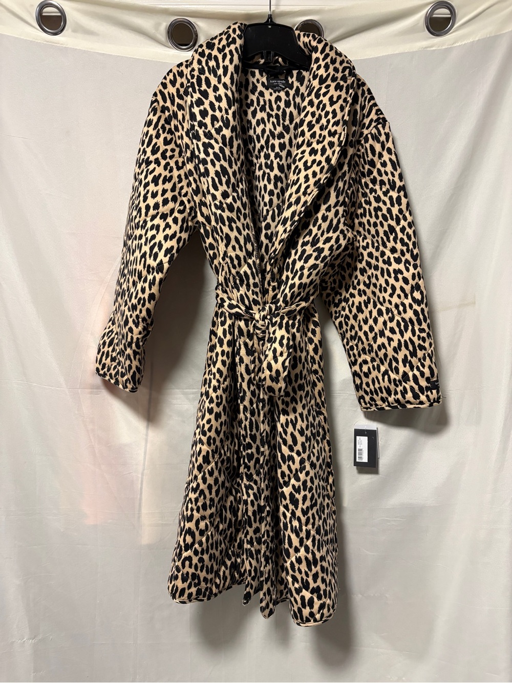 NWT Kate Spade Leopard Robe Size Medium